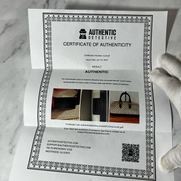 EUC Louis Vuitton Horizontal Mini Lin Alma Handbag (with COA) - Picture 11 of 11